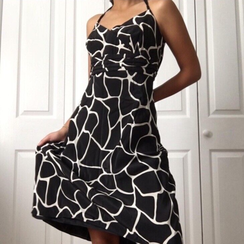 Ann Taylor Black and White Mini Dress - Picture 2 of 9